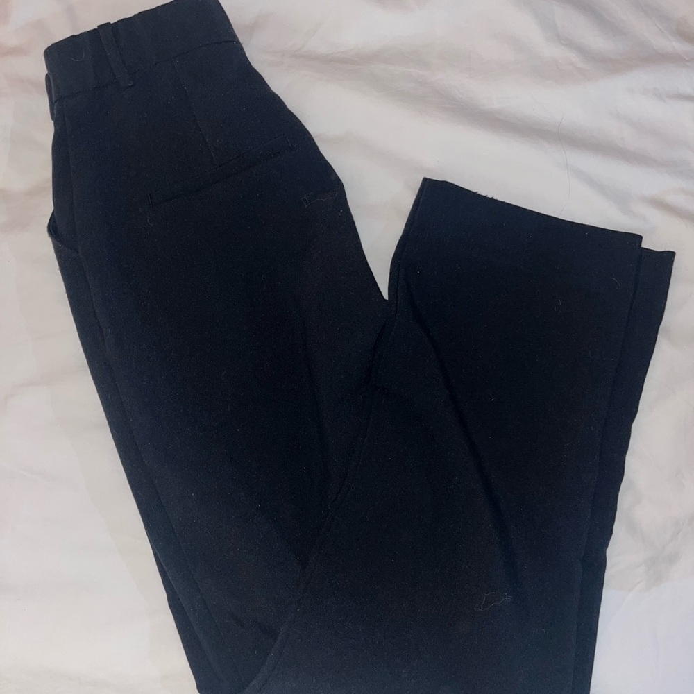 Abercrombie & Fitch Curve Love Tapered Tailored Pant - Black (Size 25)